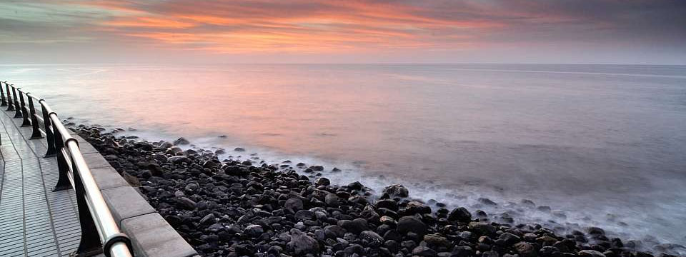 Sunset on the coast of Agaete